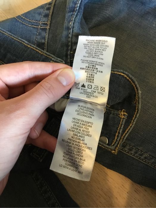 Jeansy Levi’s 505 Regular W25 L25