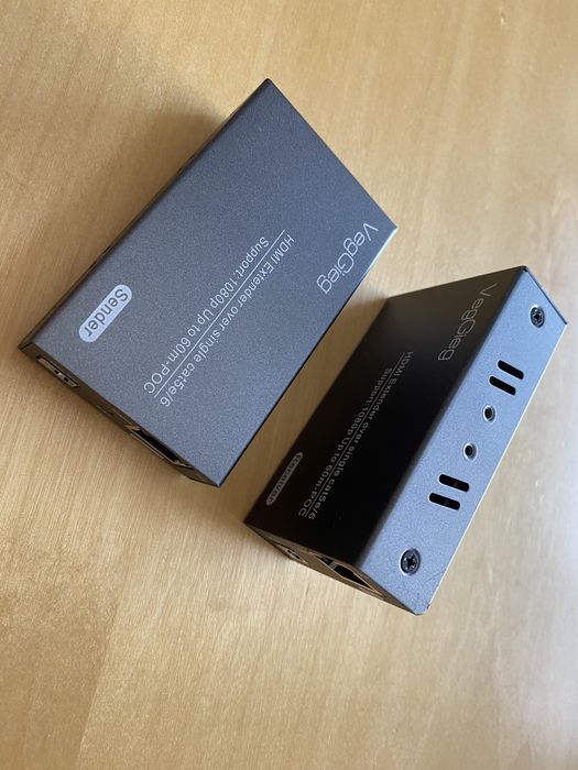 Adapter VegGieg HDMI Extender Over Ethernet 60m