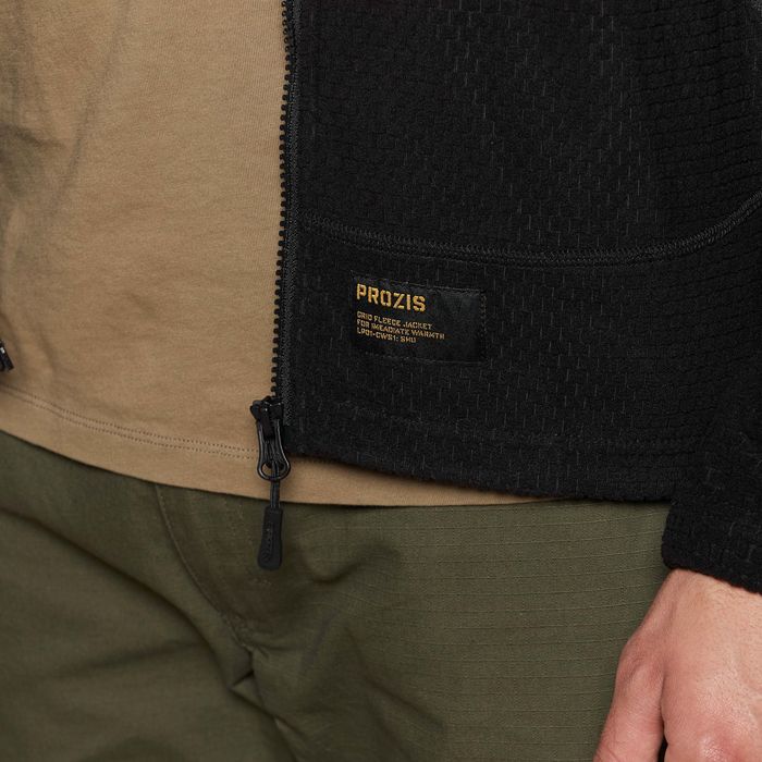 Casaco Polar Army Grid - Black