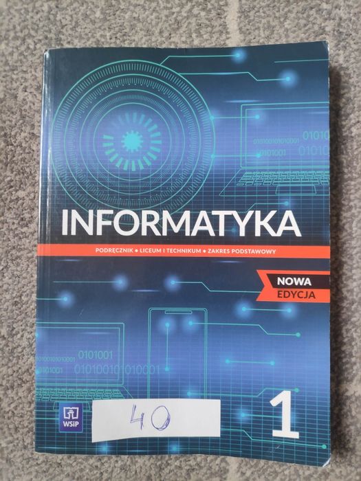 Informatyka nowa edycja kl 1 Książki do technikum i liceum