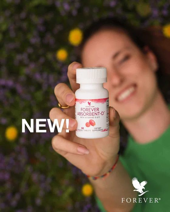 НОВИНКА! Форевер Абсорбент-D, жувальні таблетки, вітамін D, E (США)