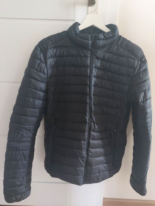 Męska kurtka Pull&Bear pikowana przejściowa wysokiej jakości sportowa