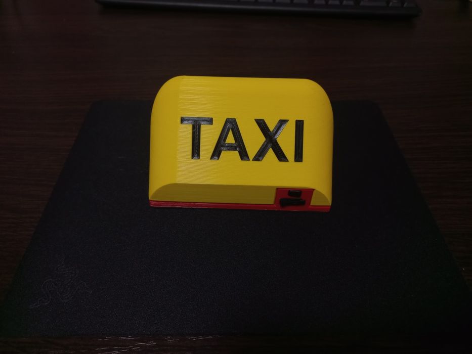 Шашка Таксі міні аккумуляторна Taxi mini фишка фішка такси