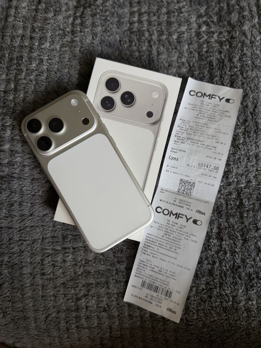 Ідеальний IPhone 17 Pro 256 Gb Офіційний, куплений в Comfy!