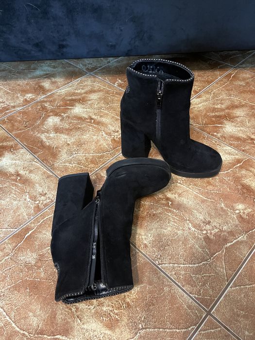 Чобітки набівчоботи замш жіночі