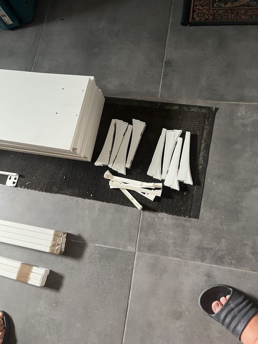 Ikea Algot polki, drazki na wieszaki, kosze, wieszak na spodnie