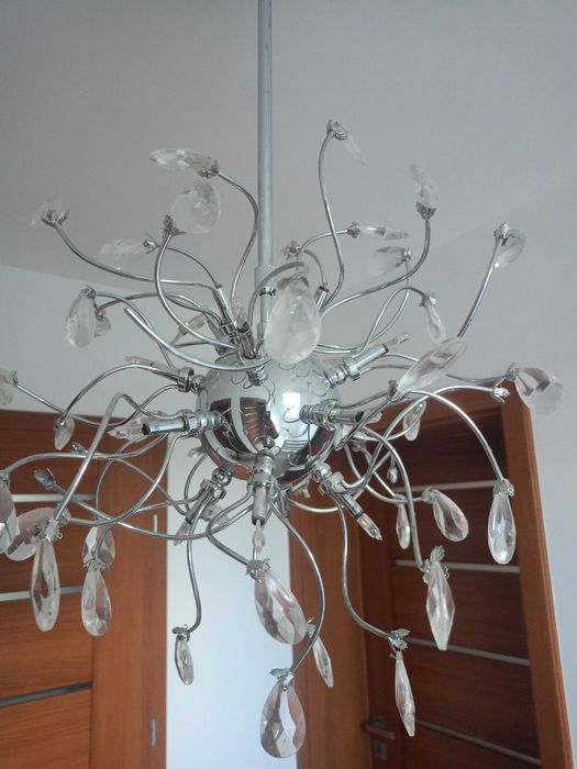 Lampa chromowana