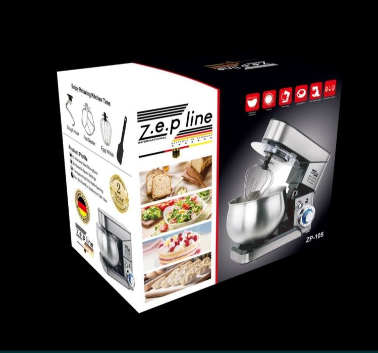 Тестомес Zep- lain 105на 6л.3500вт