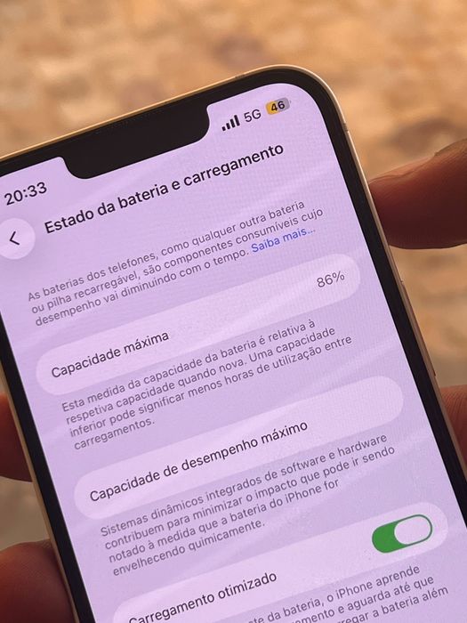 iPhone 14 128 GB – Luz das Estrelas (Starlight) | Como Novo | Único Dono