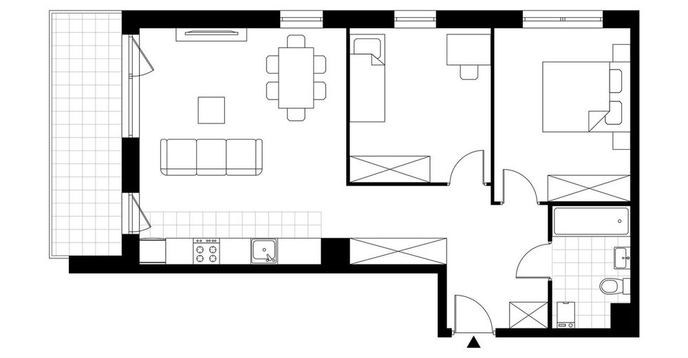 3-pokojowe mieszkanie 66 m² + balkon - Widok 4
