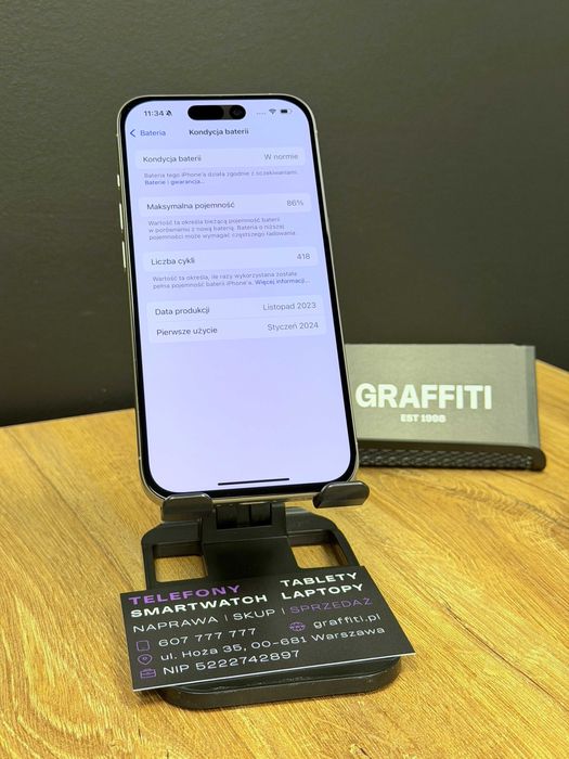 iPhone 15 Pro 128Gb GWARANCJA