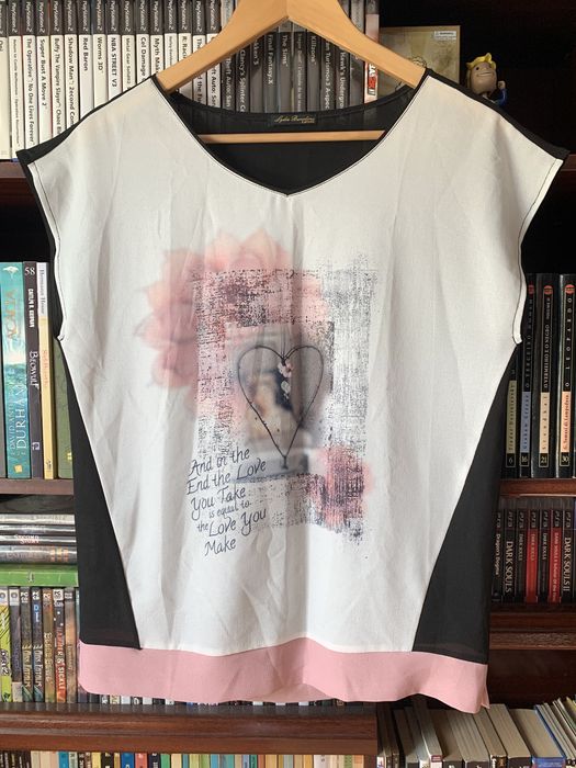 Blusa de Alças, tamanho L [medidas na descrição]