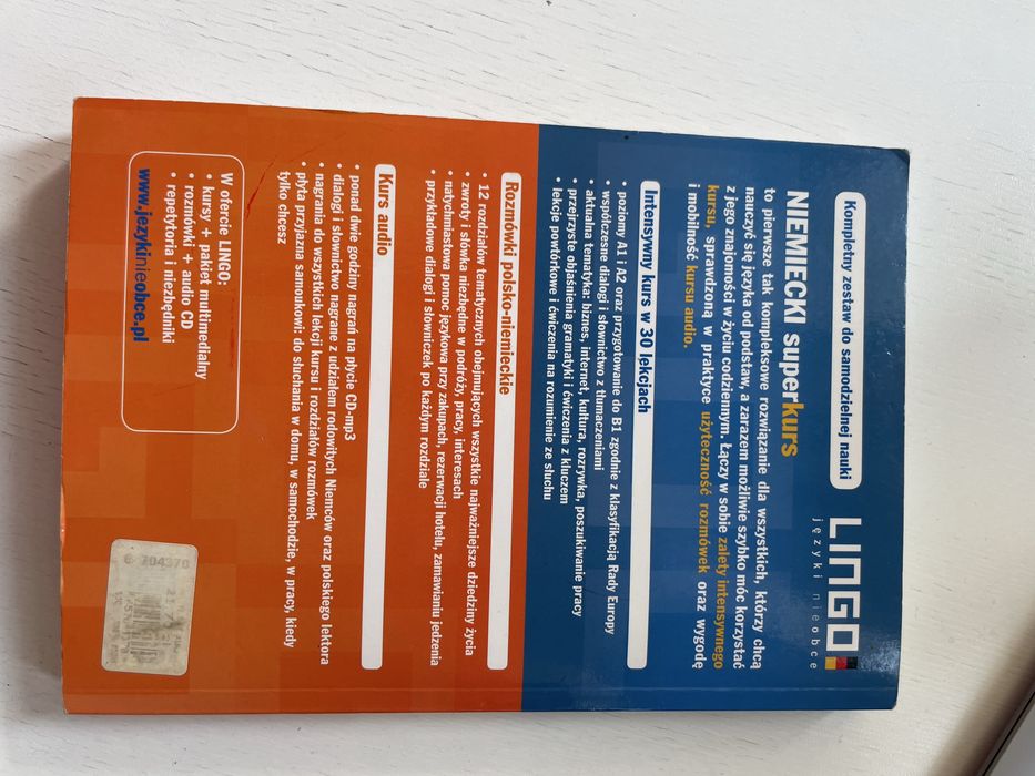 Niemiecki. Superkurs – książka + CD/mp3 (kilka ćwiczeń ołówkiem)