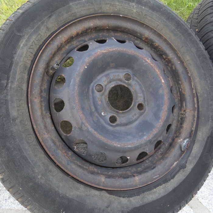 4 Rodas (Opel Corsa B) Jante 13 Com Tampas E Pneus