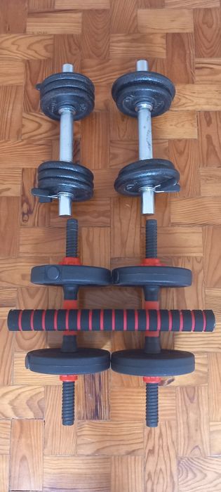 Halteres+Barra+Conjunto de Corda