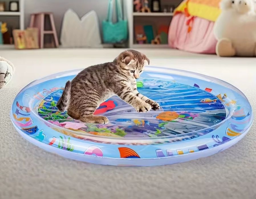 Tapete Ginásio piscina Aquário Oceano para Gato
