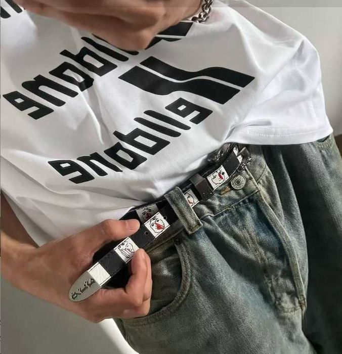 Ремінь Enfants Riches Déprimés (ERD) Checkerboard Face Belt opium skate drip drill archive y2k