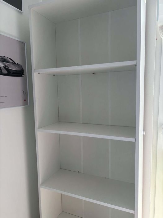 Regal bialy 60x180 polki szafka