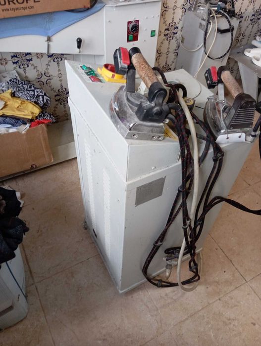 Caldeira de 2 ferros  + Caldeira de 1 ferro + Mesa de aspiração