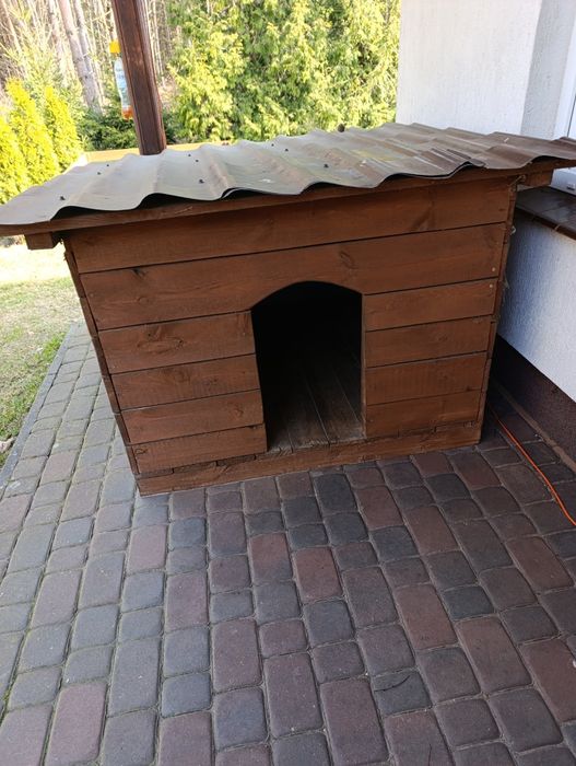 Buda dla psa, bardzo duża, ocieplana