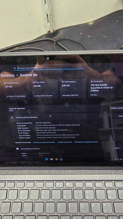 Lenovo Yoga Duet 7 i5, 8GB, SSD 512GB, Touch, Estado Premium