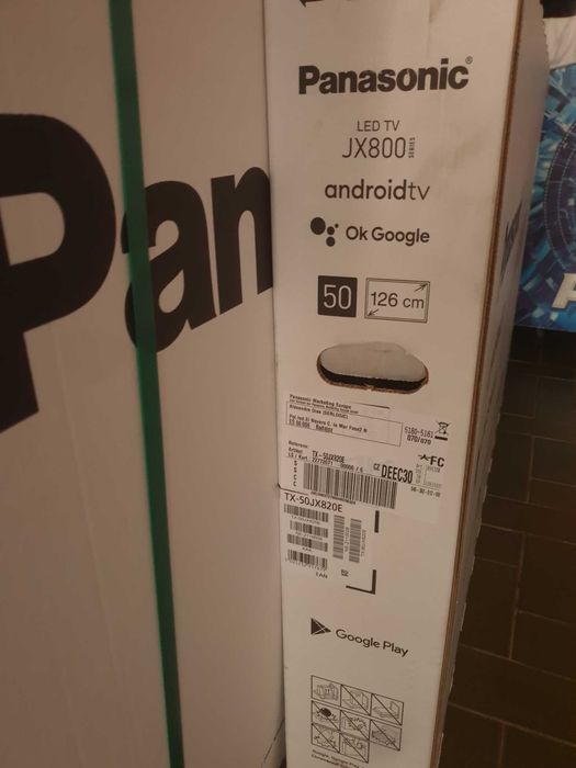 TV Panasonic 50 pulgadas (126cm diagonal) 4K Smart - Nova com Garantia