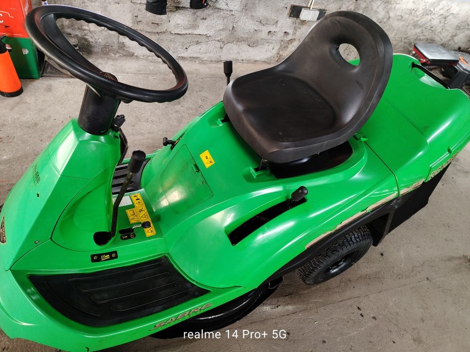 Kosiarka traktorek John Deere castel Gardena sabo