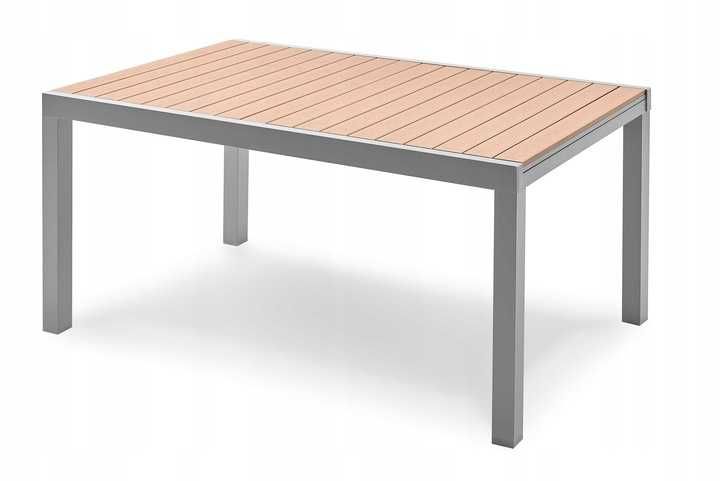 STÓŁ Drewno Polywood ROZKŁADANY Ogród Taras DESKA 150CM 200cm