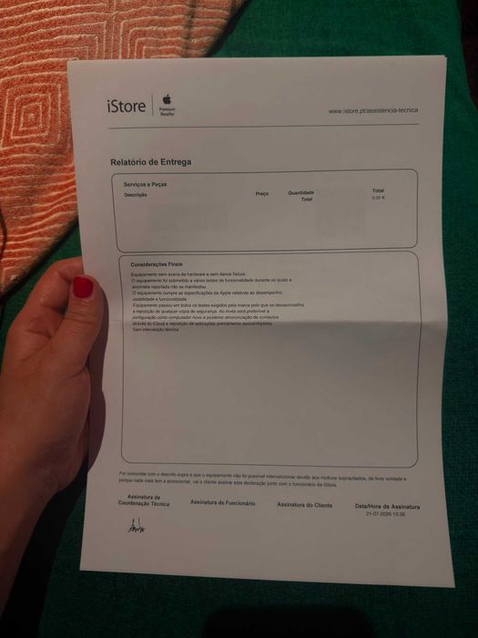 macbook air 13" M1 256GB - bateria 96% - dourado