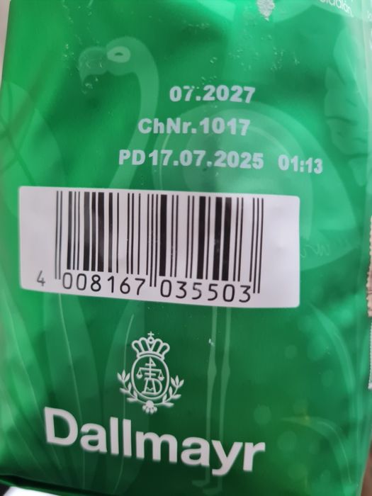 Kawa z Niemiec dallmayr doro Brasilien 1kg ziarnista
