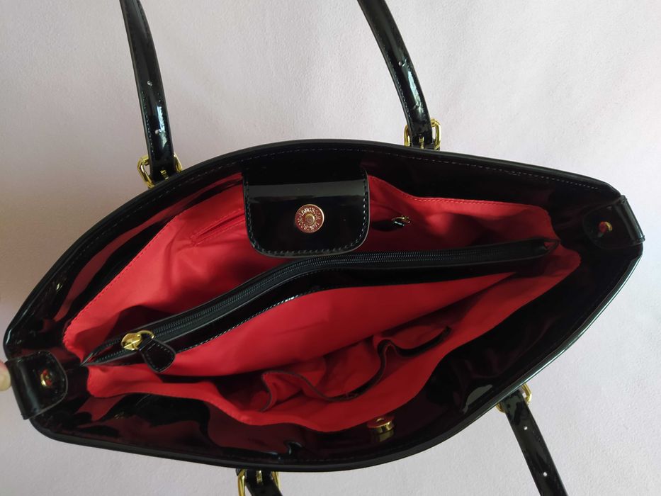Torebka Anne Klein torba pasy kropki