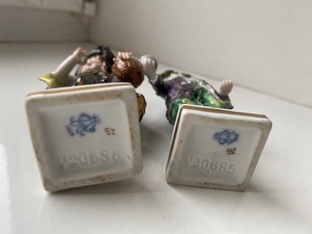 Порцелянові статуетки Volkstedt Німеччина . Фарфоровая статуэтка.