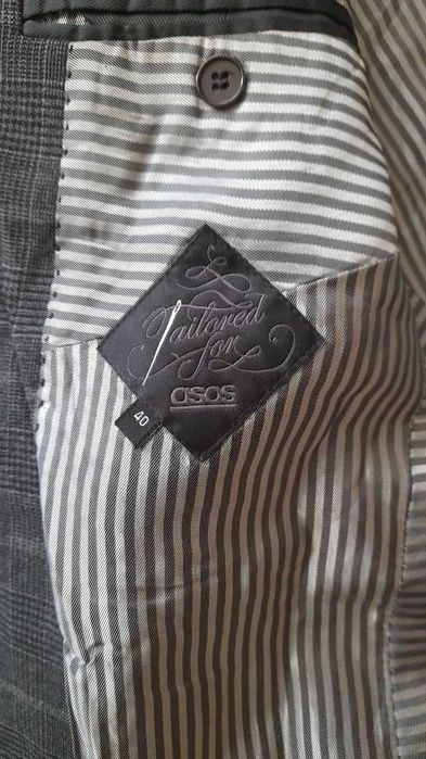 Чоловічий піджак у клітинку ASOS tailored