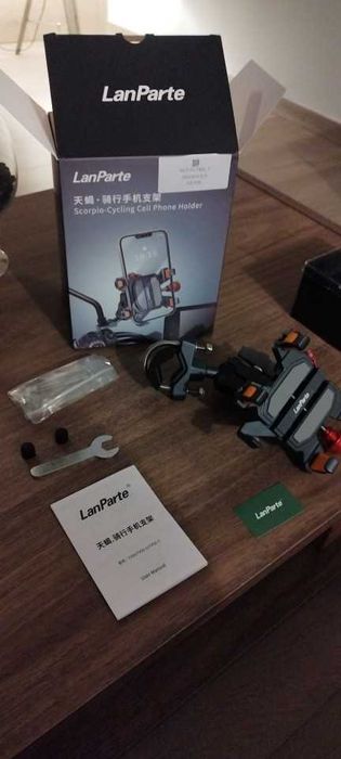Держатель телефона на руль мотоцикла з віброгасінням