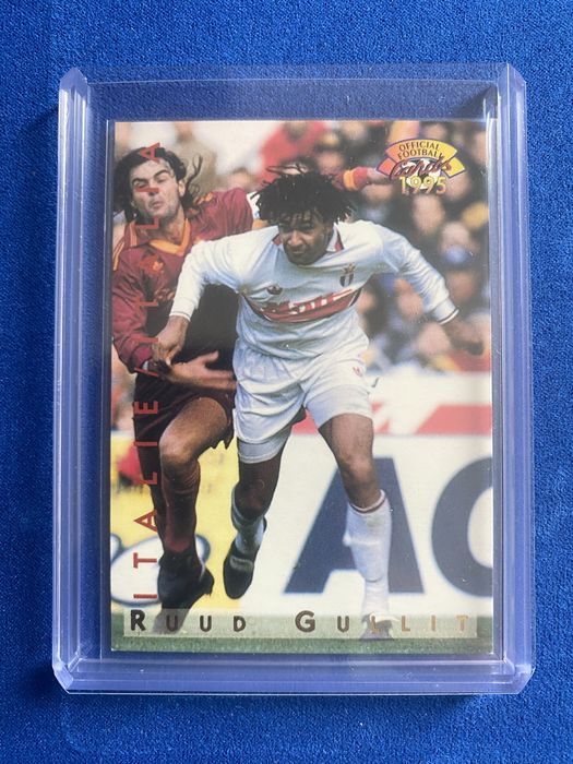 Carta Ruud Gullit 1995 Official Football Cards Ac Milan Italie