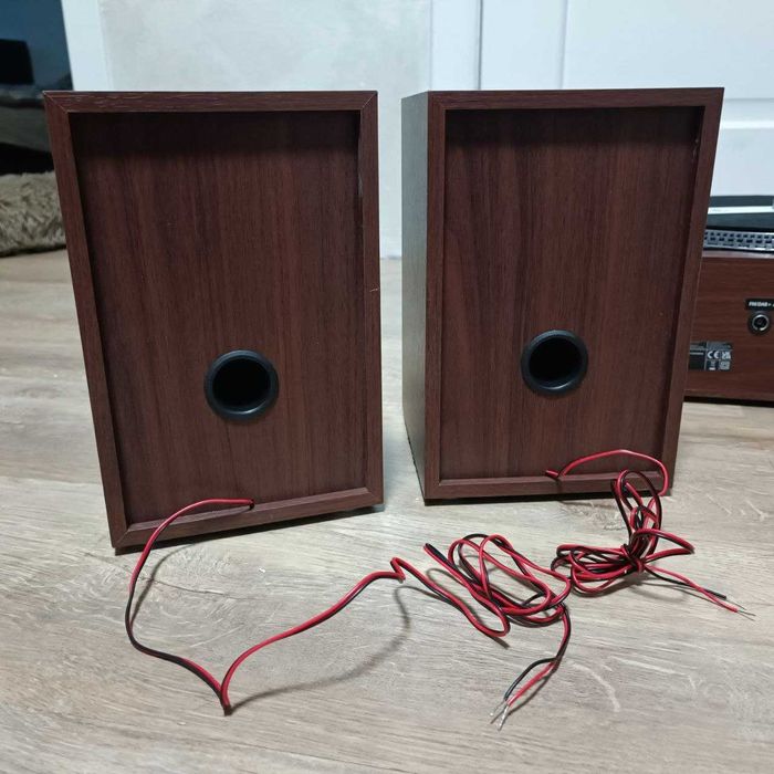 Стереосистема,Вініловий програвач Auna Birmingham DAB + CD FM USB BT!