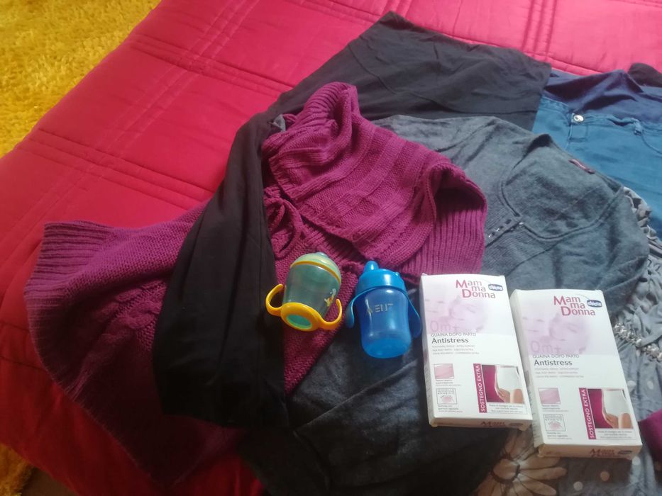 Cały zestaw ubrania ciążowe rozmiar L-M