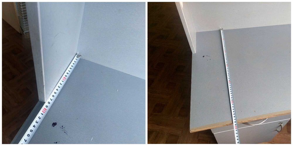 Стол офисный письменный компьютерный с тумбой и ящиком для офиса