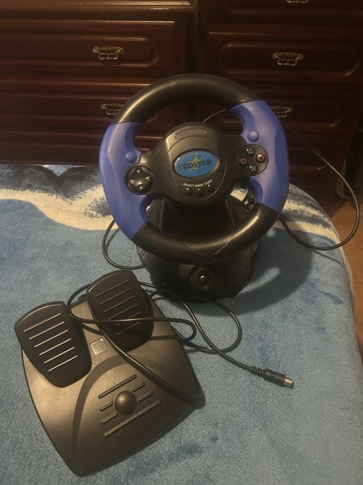 Volante e pedais ps2