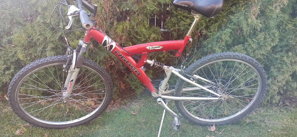 Rower górski MTB Tiger T2000 – amortyzacja przód i tył