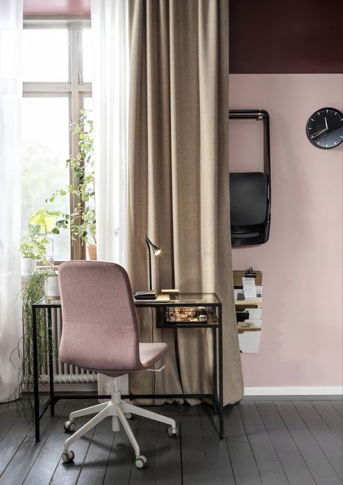 Biurko na laptopa szklany IKEA
