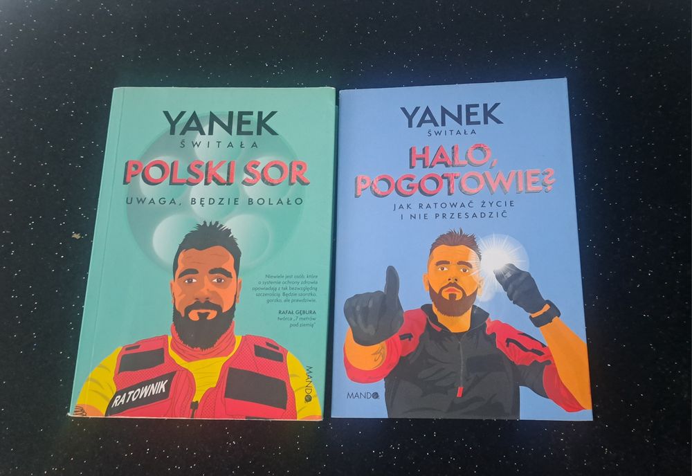 Yanek Świtała zestaw książek Polski Sor + Halo Pogotowie