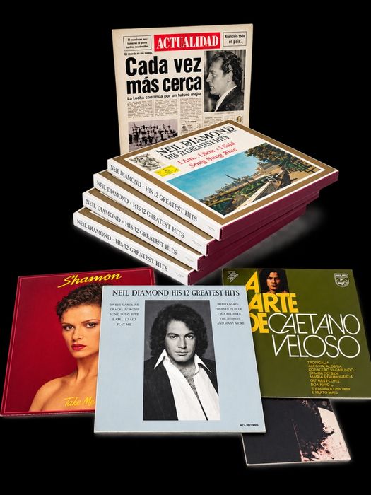 Colecionismo - Lote diverso de discos em vinil