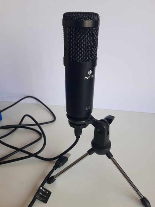 Microfone USB NGS GMicX-110 (nunca usado, na caixa original)