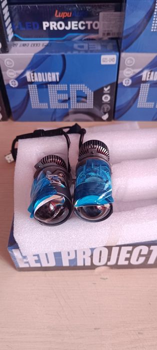 Лінзовані LED лампи H4 Bi-LED CANBUS 6500K | Ближнє + дальнє | Plug&Pl