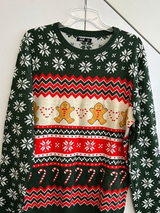 Sweter świąteczny bożonarodzeniowy L Cleve