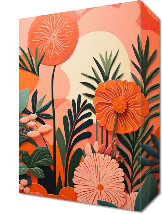 Obraz 20x30cm Koralowy Ogród