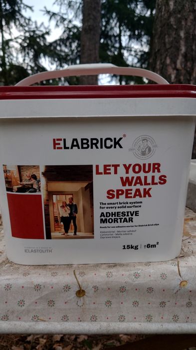 Elabrick klej fuga szary 15kg