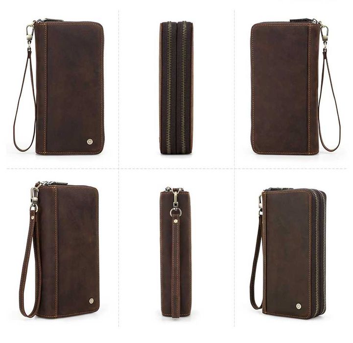 Чоловічий КЛАТЧ Барсетка Гаманець Портмоне з Натуральної Шкіри!