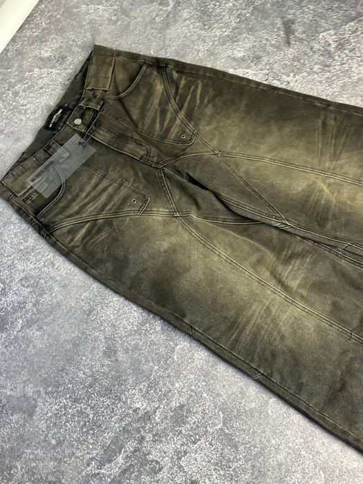NFS NO FAITH STUDIOS baggy opium archive faded distressed джинси чорні